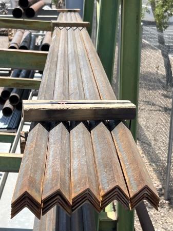 (25) STICKS OF 1 1/2IN X 1 1/2IN X 20FT ANGLE IRON