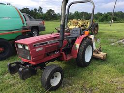 INTERNATIONAL 234 TRACTOR (3 CYL DIESEL, TURF TIRES, HR METER NOT WORKING, 3PH, WEIGHTS, NEW