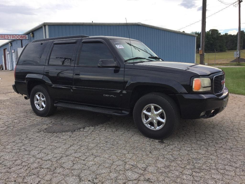 2000 GMC YUKON DENALI (AT, 5.7L, 1GKEK63RXYR231285, MILES-264477)