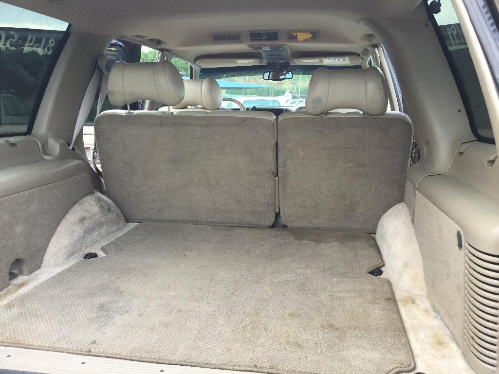 2000 GMC YUKON DENALI (AT, 5.7L, 1GKEK63RXYR231285, MILES-264477)