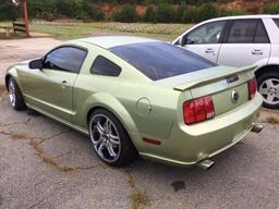 2005 FORD MUSTANG GT (4.7L, 5 SPD), VIN-1ZVFT82H055162446, MILES READ 210818-EXEMPT
