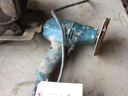 (GROUP) MAKITA SANDER, BENCH GRINDER, MILWAUKEE 7 1/4 IN CIRCULAR SAW (WORKING CONDITION