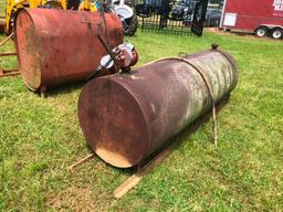 FUEL TANK W/PUMP ON SKIDS