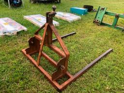 3ph HAY FORK W/TOP MOUNT 2 5/16 BALL
