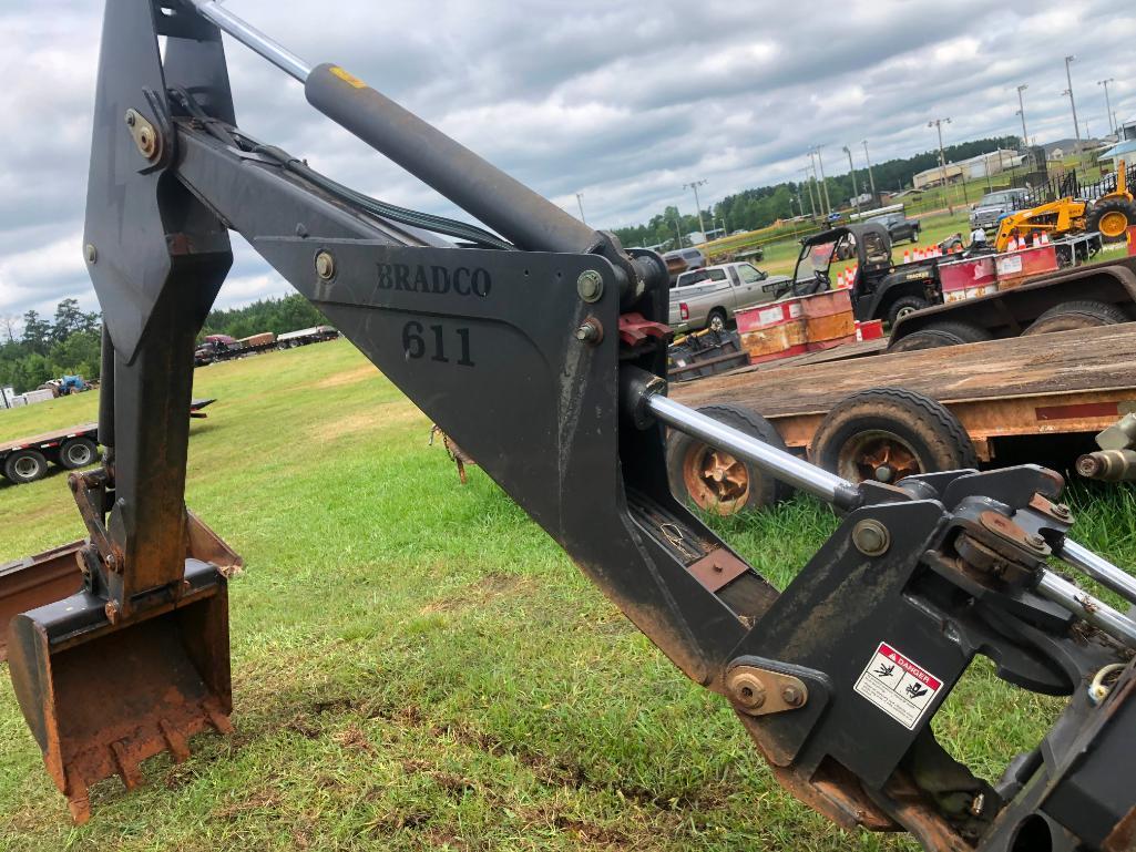 BRADCO MODEL 8511 SKID STEER 24" BACK HOE ATTACHMT