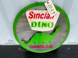 SINCLAIR DINO GASOLINE METAL SIGN