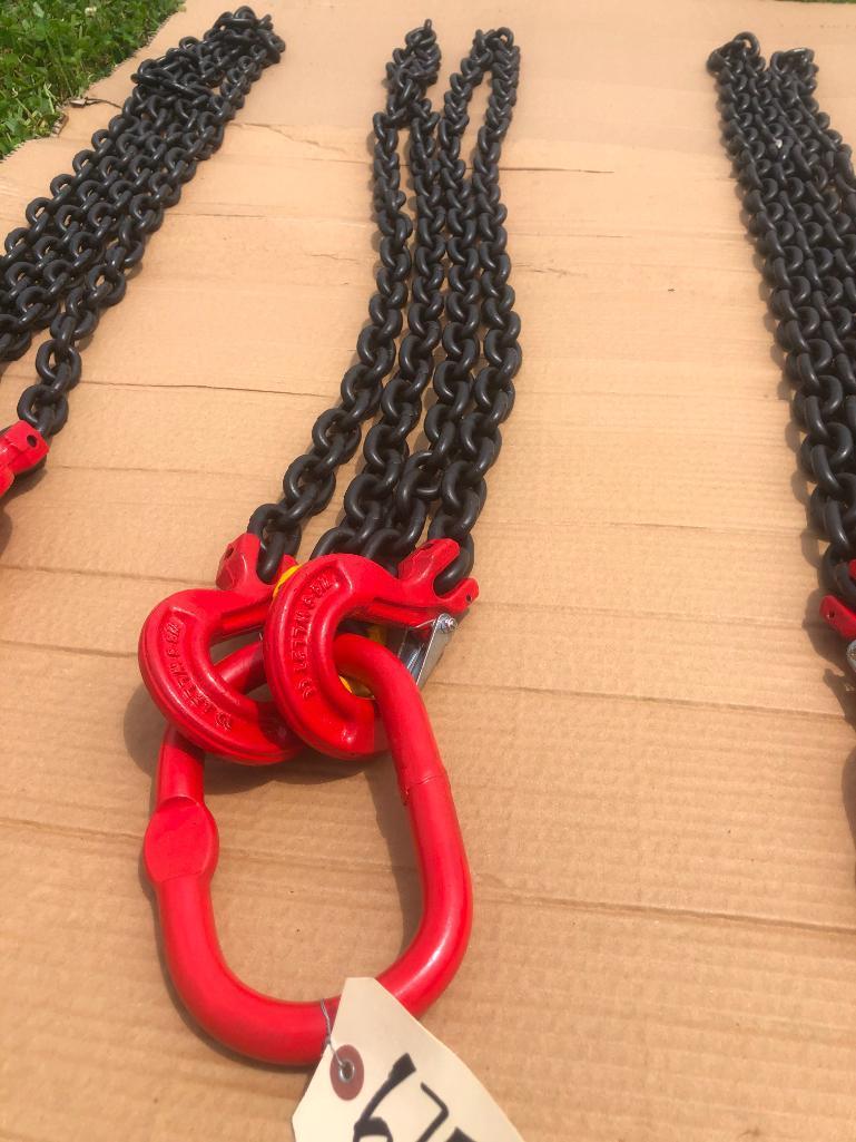 UNUSED 5/16" 7FT G80 CHAIN SLING (DOUBLE)
