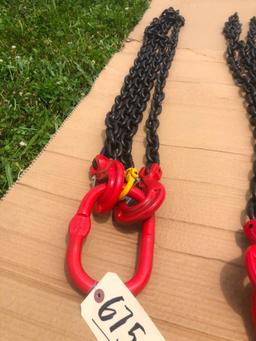 UNUSED 5/16" 7FT G80 CHAIN SLING (DOUBLE)