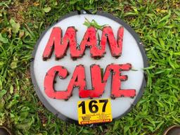 MAN CAVE METAL SIGN