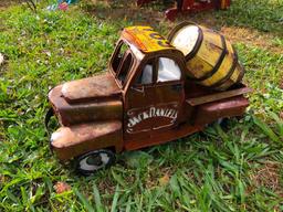 JACK DANIELS METAL TRUCK YARD ART