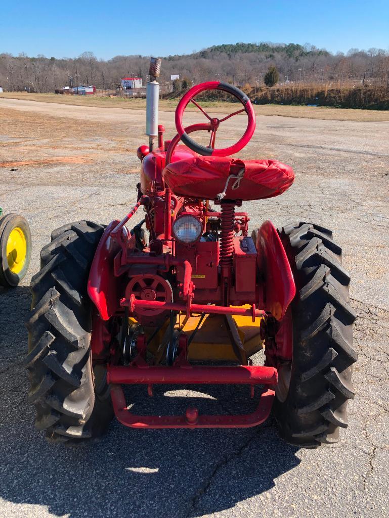 FARMALL CUB TRACTOR W/42" BELLY MOWER