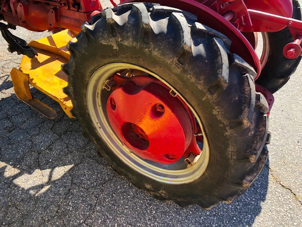 FARMALL CUB TRACTOR W/42" BELLY MOWER