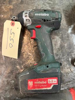 METABO BATTERY OPERATED 18V IMPACT GUN