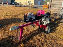 NORTH STAR 22 TON WOOD SPLITTER W/NEW ENGINE