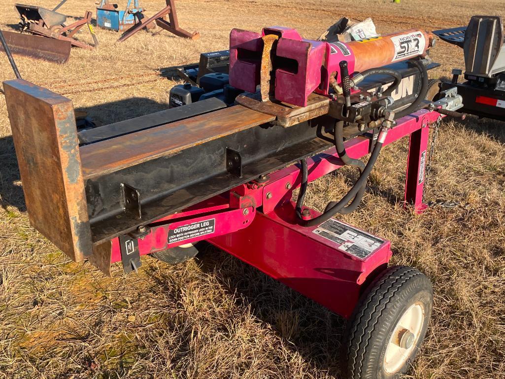 NORTH STAR 22 TON WOOD SPLITTER W/NEW ENGINE