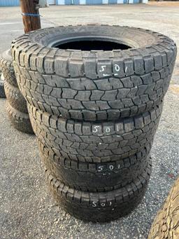 (4) TIRES LT285/70 R17