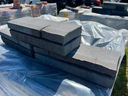 PALLET-4"X16" GRAY RETAINING WALL BLAOCK +/-100PCS