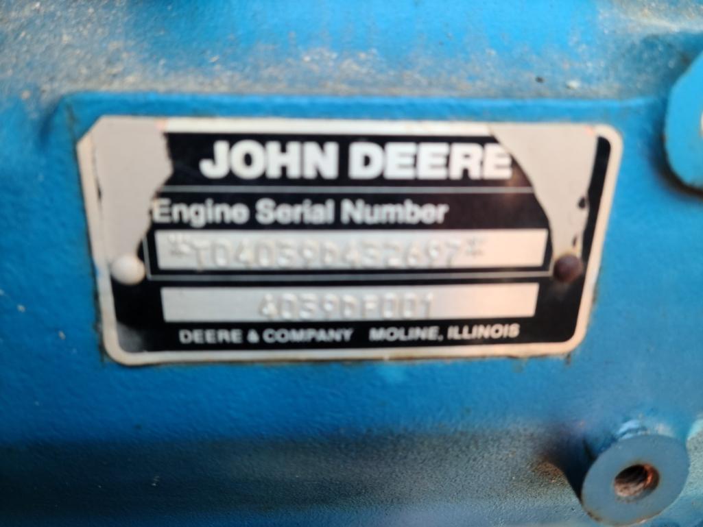 MAGNETEK RDS500 GENERATOR W/JOHN DEER ENGINE