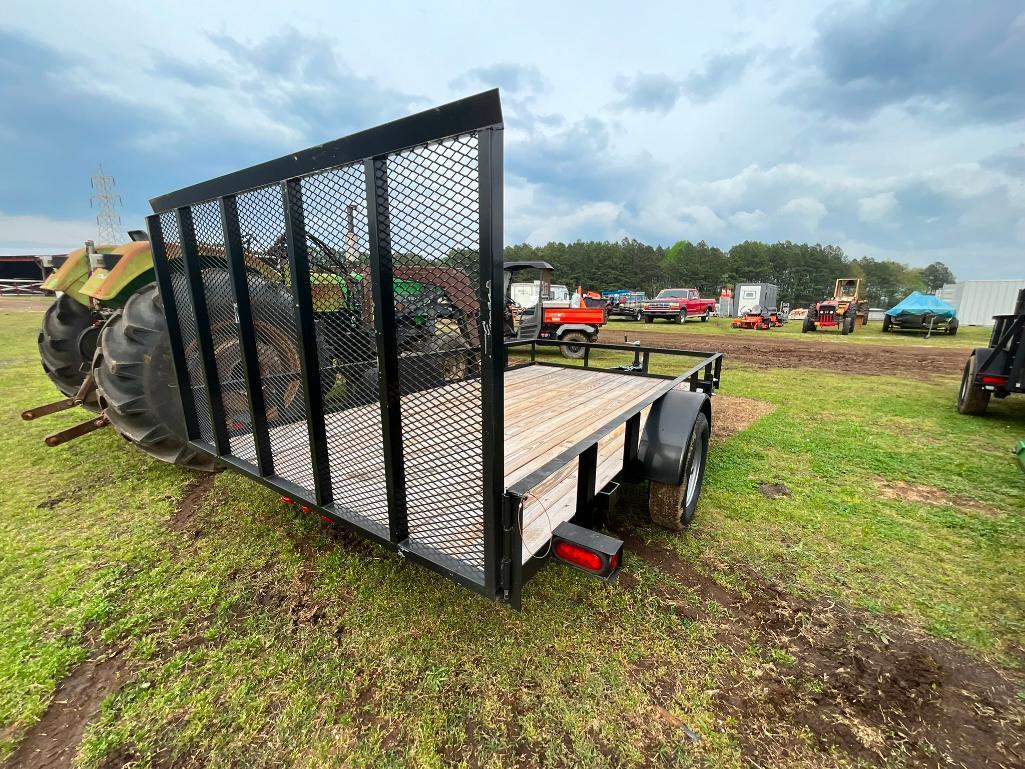 UNUSED 82"12' TMT SINGLE AXLE TRAILER (2990LB