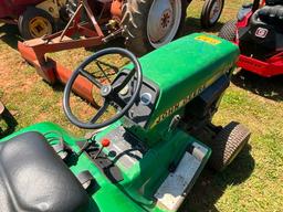 JOHN DEERE 214 RIDING MOWER W/ TILLER, 48" DECK,