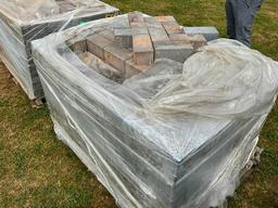 PALLET-DRIVEWAY PATIO PAVERS (4"X8", GRAY,