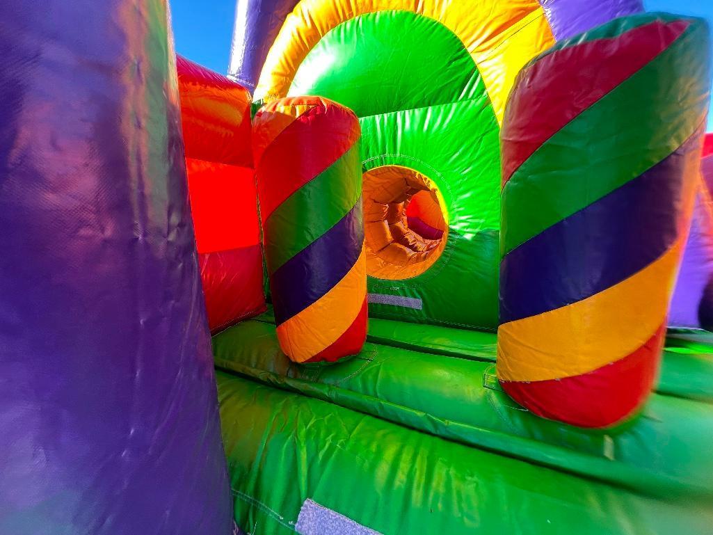 INFLATABLE DEPOT TUNNEL/SLIDE COMBO 3 (19ft Length, 16 ft Width, 10 ft height)