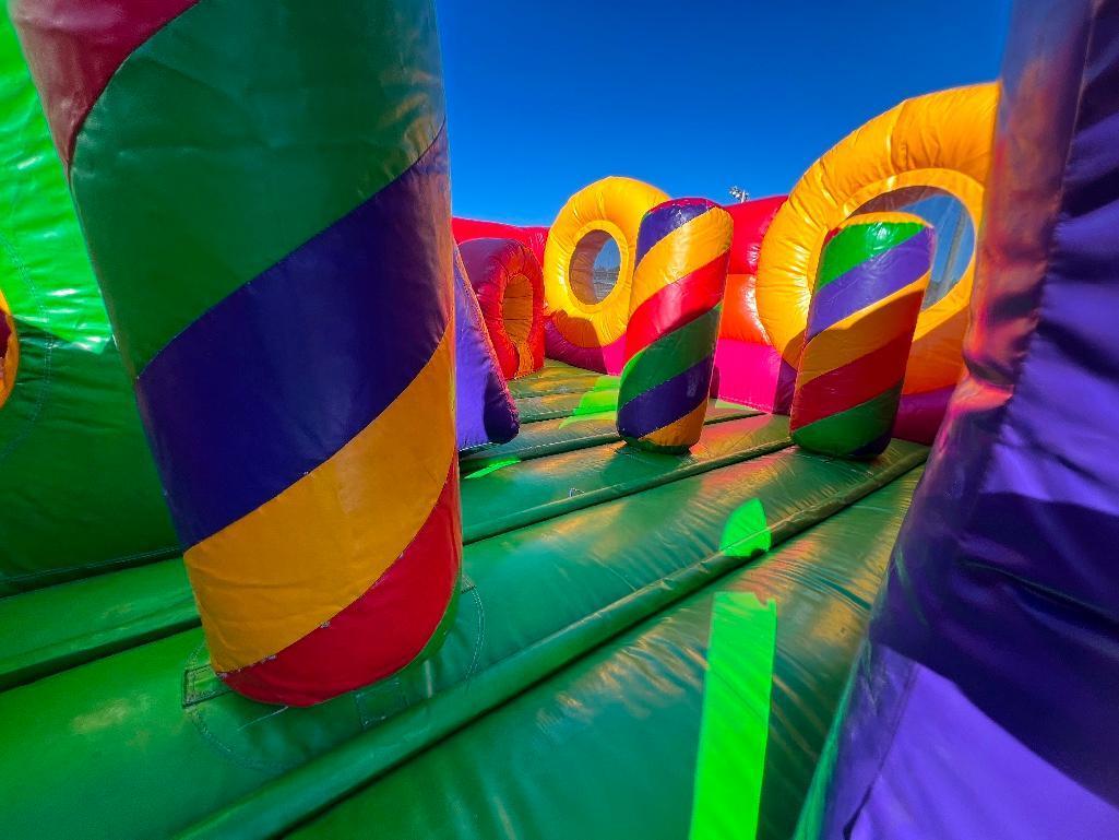 INFLATABLE DEPOT TUNNEL/SLIDE COMBO 3 (19ft Length, 16 ft Width, 10 ft height)