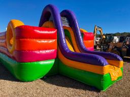 INFLATABLE DEPOT TUNNEL/SLIDE COMBO 3 (19ft Length, 16 ft Width, 10 ft height)
