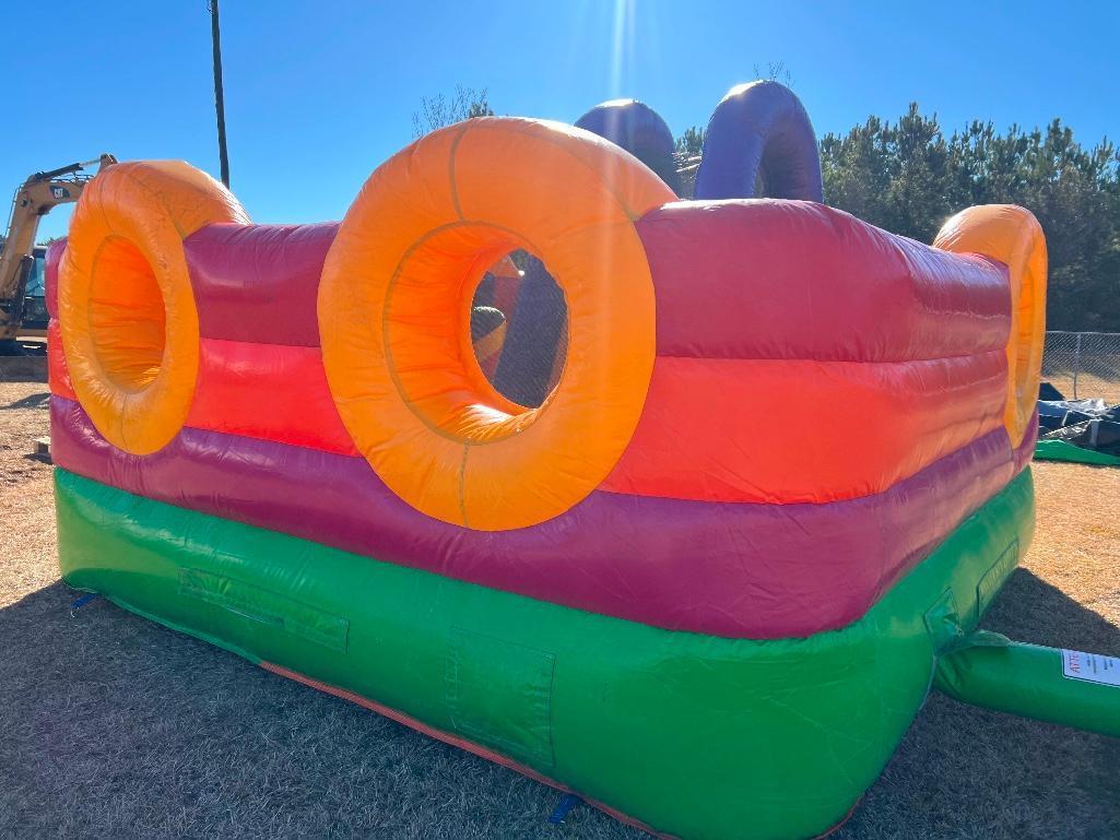 INFLATABLE DEPOT TUNNEL/SLIDE COMBO 3 (19ft Length, 16 ft Width, 10 ft height)