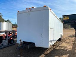 28'X7.5' ENCLOSED TRAILER **NO TITLE** (TANDEM 6