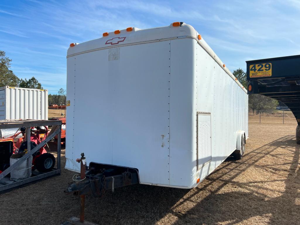 28'X7.5' ENCLOSED TRAILER **NO TITLE** (TANDEM 6