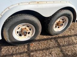 28'X7.5' ENCLOSED TRAILER **NO TITLE** (TANDEM 6