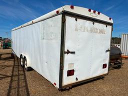28'X7.5' ENCLOSED TRAILER **NO TITLE** (TANDEM 6