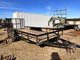 76"X16' TANDEM AXLE TRAILER **NO TITLE**