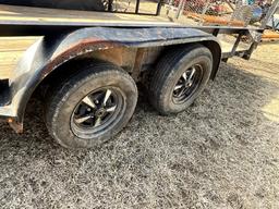 76"X16' TANDEM AXLE TRAILER **NO TITLE**