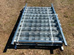 (10) ROLLS HOT DIP GALVANIZED LIVESTOCK FIELD FENCE