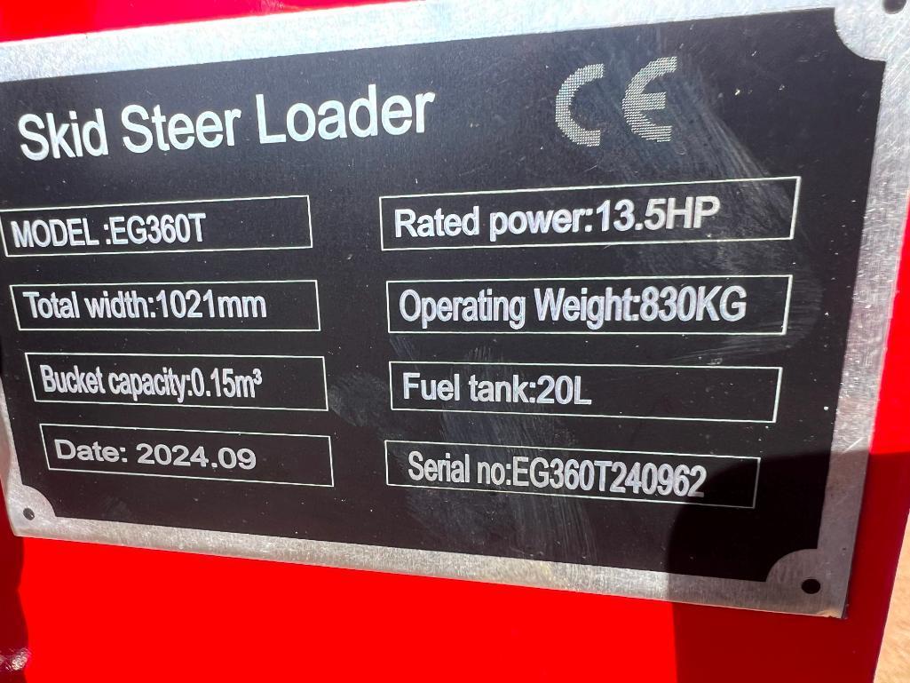 UNUSED EGN EG360T MINI SKID STEER LOADER