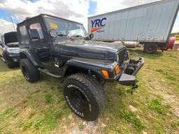 2000 JEEP WRANGLER (5SPD, 4WD, CB RADIO, SOFT