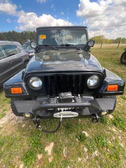 2000 JEEP WRANGLER (5SPD, 4WD, CB RADIO, SOFT