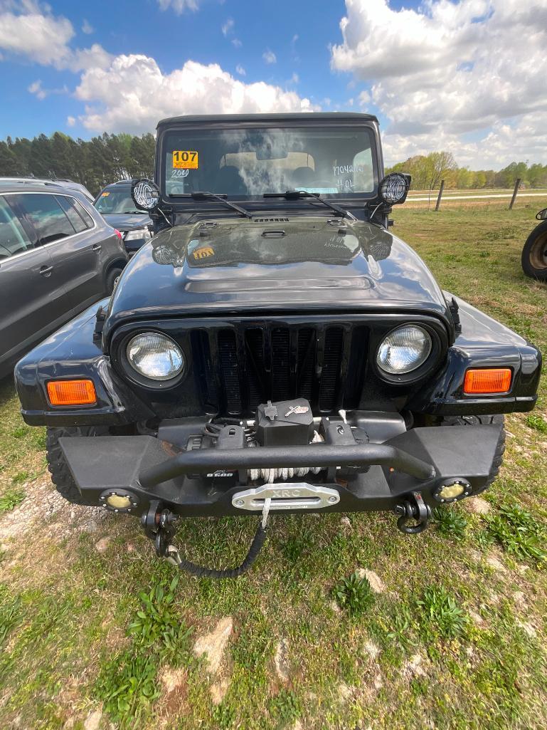 2000 JEEP WRANGLER (5SPD, 4WD, CB RADIO, SOFT