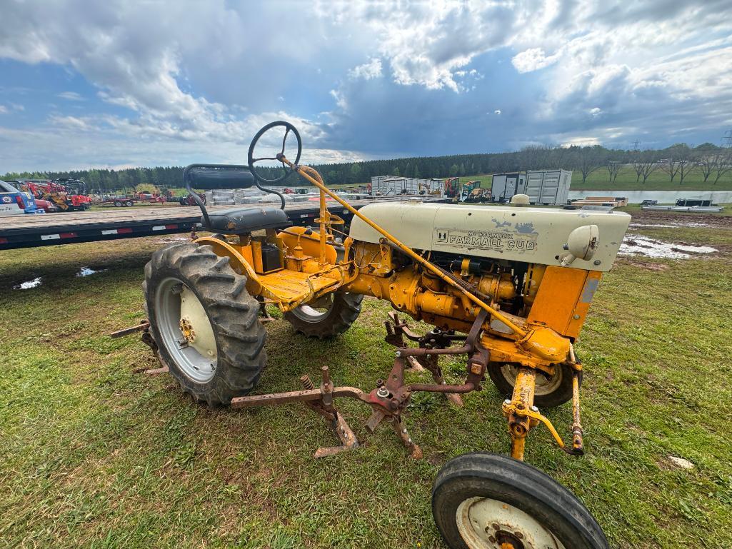 MCCORMICK FARMALL CUB TRACTOR W/PLOWS **NEEDS