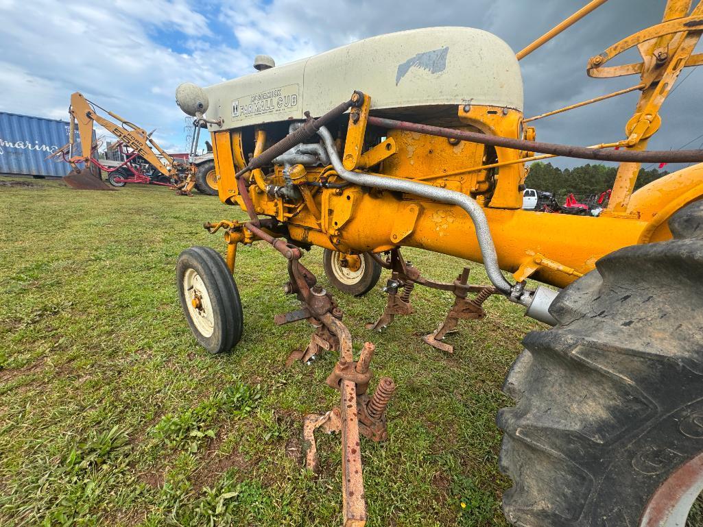 MCCORMICK FARMALL CUB TRACTOR W/PLOWS **NEEDS
