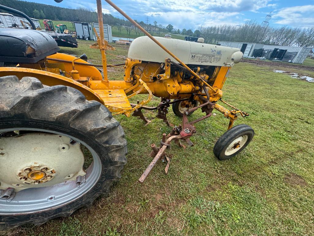 MCCORMICK FARMALL CUB TRACTOR W/PLOWS **NEEDS