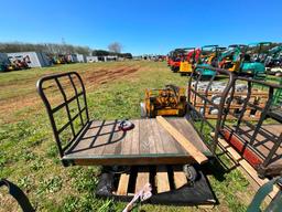 60"X30" WOODEN CART ON PALLET