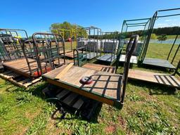 60"X30" WOODEN CART ON PALLET