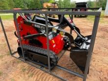UNUSED AGT LRT 23 MINI SKID STEER LOADER (RUBBER TRACKS, GAS MOTOR, AUX. HYDRAULICS, 31.5 INCH