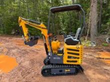UNUSED AGT MX12RX MINI EXCAVATOR (GAS MOTOR, MANUAL THUMB, OPEN STATION, SN-MX12RX2025J000064)