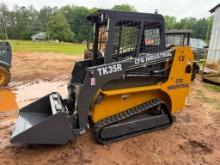 UNUSED CFG INDUSTRIAL TK35R MINI SKID STEER (RUBBER TRACKS, GAS MOTOR, AUX. HYDRAULICS, 35.5 INCH