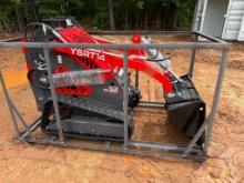 UNUSED AGT YSRT14 STAND ON MINI SKID STEER LOADER (RUBBER TRACKS, GAS MOTOR, AUX. HYDRAULICS, 31.5
