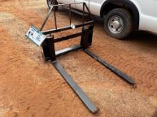 UNUSED AGT 48 INCH SKID STEER FORK ATTACHMENT
